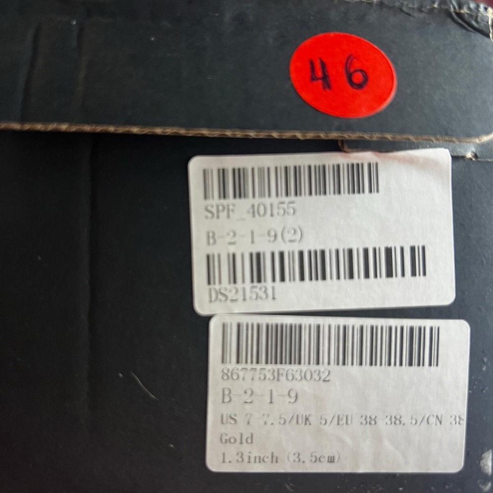NEW Dance And Sway Women's Size 7-7.5 Black Shoes Slim Heel 1.3" - Picture 10 of 10